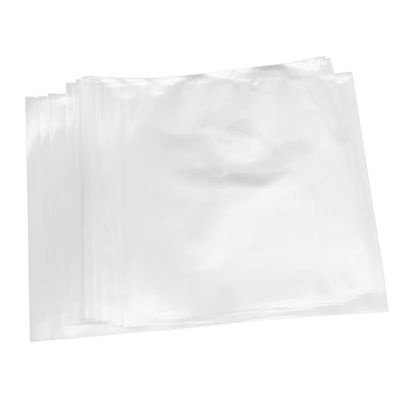 KICHOUSE 50pcs Vinyl Record Protecter Flat Bags No Seal Cd Sleeve Record Bags Flap for Safe Storage
