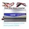 FORYON 500W 1000W Power Pure Sine Wave Inverter 12v 220v DC 12V 24V to AC 220V Single Digital Display Converter Universal Outlet Universal(Peak Power 500W,12V_110V(60HZ)) view 2