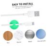 PHENOFICE 20pcs USB Cord Organizer Strong Adhesive Cable Clips for Desktop Multi-Purpose Cord Holders view 4