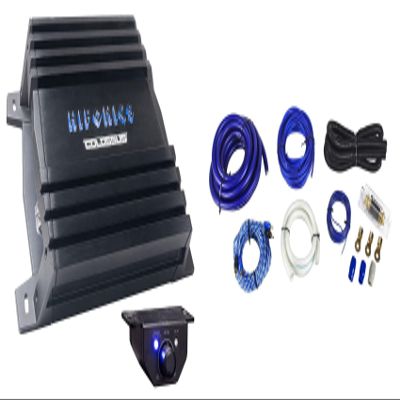 Audiosavings Bundle: Hifonics HAC-3000.1D 3000 Watt Mono Amplifier 1 Ohm Class D Car Audio Amp Bundle with Rockville RWK01 0 Gauge Complete Car Amp Wiring Installation Wire Kit w/RCA's (2 Items)