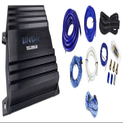 Audiosavings Bundle: Hifonics HAC-2000.4D Car Stereo Amplifier Bundle with Rockville RWK01 Car Amp Wiring Installation Wire Kit & Rockville RTR172 Twisted Pair RCA Cable (3 Items)