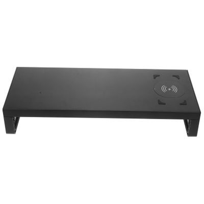 GAROZATION Elevated Monitor Stand Long Monitor Riser Computer Riser Usb Charging Station