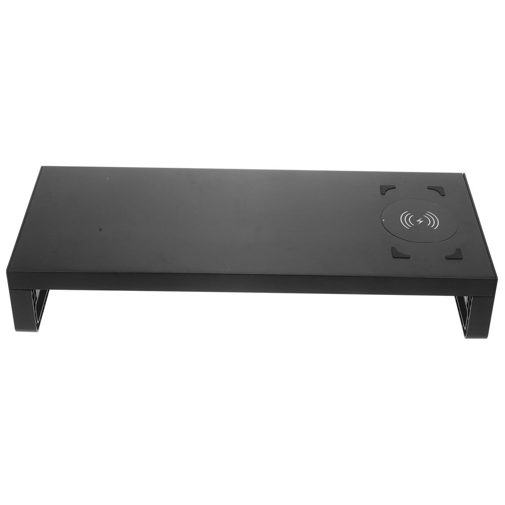 GAROZATION Elevated Monitor Stand Long Monitor Riser Computer Riser Usb Charging Station