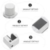 GAROZATION 2pcs Heavy Duty Phone Screen Repair Clamp Retaining Clip for Fixation Clamps for Mobile Tablet Screen Fixation view 4
