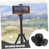 GAROZATION Rotatable Camera Adapter for Desk Clamp Phone Tripod Mount Ball Head for Live Stream view 2