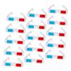 GAROZATION 40pcs Paper Glasses for Movies Anaglyph Eyewear for Fun and Entertainment Lightweight and Portable Red-blue Glasses for Festivals and Holidays view 1