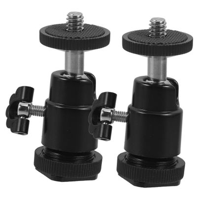 Mikikit 2pcs Tripod Mount Rotatable Camera Adapter for Projectors and Lightweight and Stabilizing Support for Live Streaming and Photography