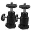 Mikikit 2pcs Tripod Mount Rotatable Camera Adapter for Projectors and Lightweight and Stabilizing Support for Live Streaming and Photography view 1