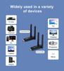 Wireless HDMI Transmitter and Receiver,164Ft/ 50M Extender Kit 4K Decode 1080P@60Hz Output, Plug and Play for Streaming Video/Audio from Laptop/PC/TV Box to Large Screen/Monitor/TV view 4