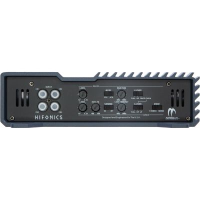 Hifonics BXX1600.4 1600 Watt RMS 4-Channel Car Audio Amplifier with 4 Gauge Installation Kit, Brutus Series Super A/B Class, Red Version