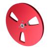 1/4 7 Inch Empty Tape Reel, 3 Holes Open Reel Sound Tape Empty Reel for TEAC for Studer, Aluminum Alloy Take Up Reel Small Hub for Recording (Red) view 1