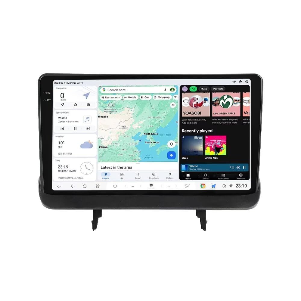 DUDUAUTO Android 13 Car Radio Stereo for Buick Encore 2012-2016, Biorunn DUDU7 9.5" 2K Dual Band GPS Wireless Car-Play Android Auto Navi Head Unit DSP 6GB RAM 64GB ROM