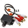 KONTONTY 3pcs Car Stereo Amplifier Level Volume Control Knob Connectors Bass Control for Enhanced Audio Cars Easy Installation view 2