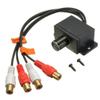 KONTONTY 3pcs Car Stereo Amplifier Level Volume Control Knob Connectors Bass Control for Enhanced Audio Cars Easy Installation view 3