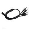 CAXUSD Female Power Splitter Cable Female to Male Plugs Adapter for CCTV Cameras Adapter Cable for -Device Connection view 1