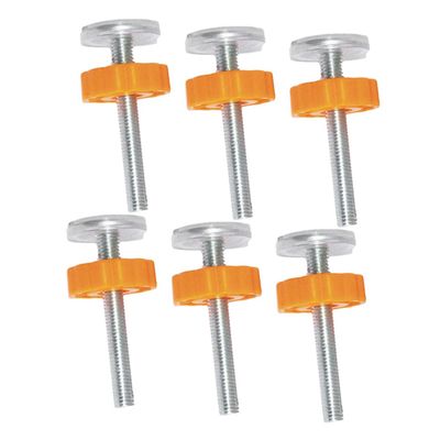 CIMAXIC 6pcs Safety Gate Screws No Drill Gate Bolts Metal Rods for Replacement