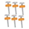CIMAXIC 6pcs Safety Gate Screws No Drill Gate Bolts Metal Rods for Replacement view 1