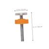 CIMAXIC 6pcs Safety Gate Screws No Drill Gate Bolts Metal Rods for Replacement view 2