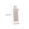 FELTECHELECTR USB to Micro Adapter Card Reader USB Type Card Adapter for Desktop Notebook view 2