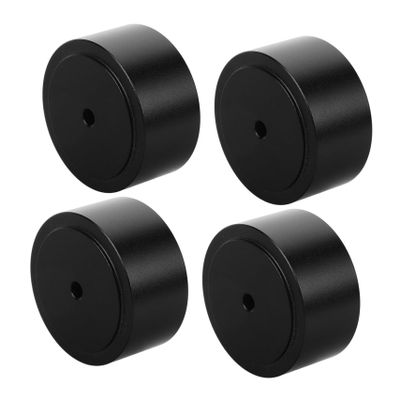 Mikikit 4pcs Speaker Foot Pads for Amplifier Aluminum Alloy Isolation Pads for Audio Protection