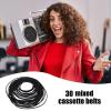Cassette Player Belts | Repeater Tape Recorder Tape 30X | Cassette Repair Device Treadle Sewing Machine Belt Rubber Belts for Electronics, No Vibrato for Recorders view 2