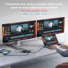 HDMI Splitter 1 in 2 Out, 4K HDMI Splitter Not for Extended Display (Mirror Only/Copy Mode),Sends Same Content to 2 Screens(Need Power 5V 1A), Works with Laptop,TV,Monitor(Hdmi Cable Not Included) view 4