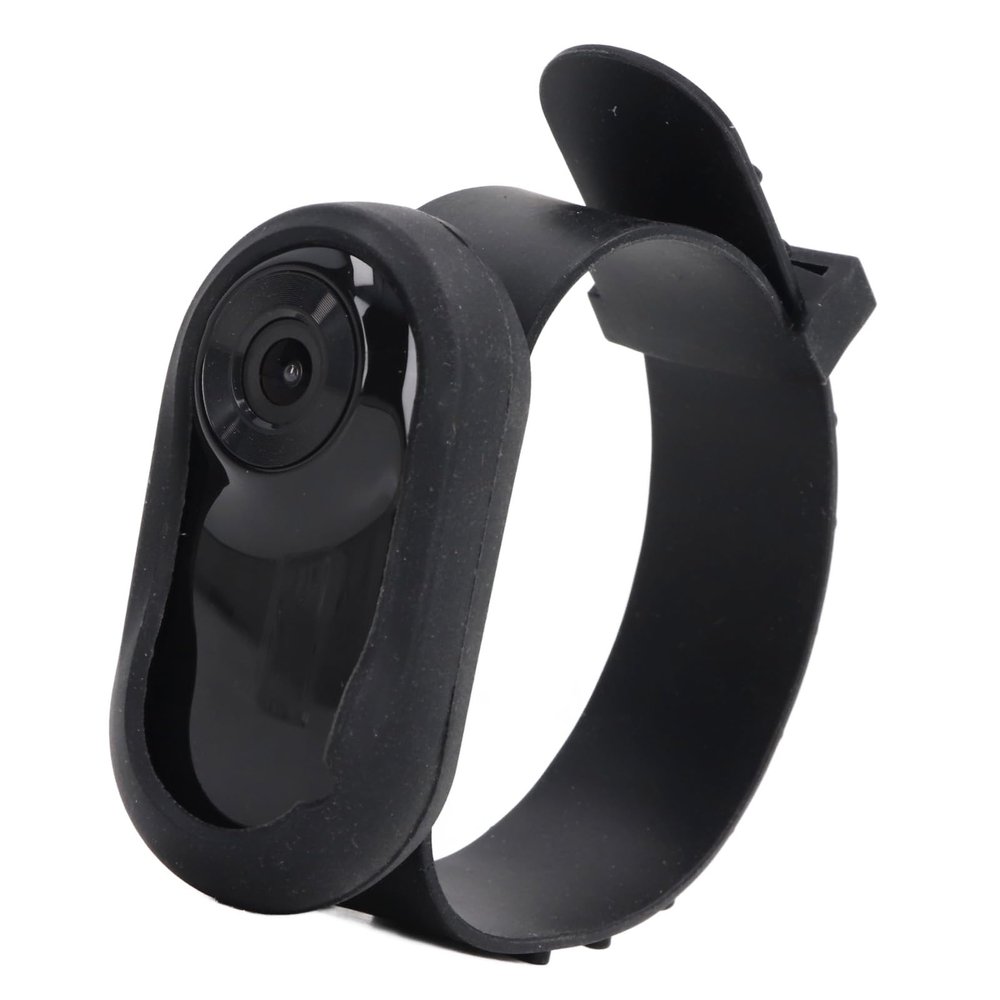 Locadence Cat Collar Camera, HD 1080P Pet Collar Camera, 90 Degree Wide Angle Dog Action Camera with Video Records for Indoor Outdoor, Small DV Camera with LCD Display (Black)