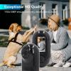 Locadence Cat Collar Camera, HD 1080P Pet Collar Camera, 90 Degree Wide Angle Dog Action Camera with Video Records for Indoor Outdoor, Small DV Camera with LCD Display (Black) view 2