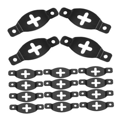 CIMAXIC 20pcs Wall Mount Speaker Hooks Surround Speaker Mounts Hanger Connector for Audio Speaker Sound Box Hanging Plates Iron Constructi