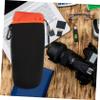 CAXUSD 4pcs Thickened Dslr Camera Lens Bag Drawstring Storage Pouch Belt Clips Lens Protector for Photography view 4