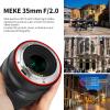 Meike 35mm F2.0 Full Frame Wide Angle AF STM Lens Auto Focus Fixed Prime Portrait Lenses for Panasonic Lumix Sigma Leica L Mirrorless Camera S1 S1R S1H S5 FP view 4