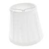 MOBUTOFU Cloth Lampshade Replacement Cover for Chandelier and Wall Lamp Elegant Pleated Design for Decor - Light Protection White view 1