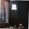 MOBUTOFU Cloth Lampshade Replacement Cover for Chandelier and Wall Lamp Elegant Pleated Design for Decor - Light Protection White view 2