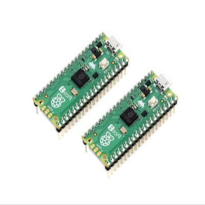 2 PCS Color-Coded Pre-soldered Raspberry Pi Pico 2 Microcontroller Development Board with Header Based on Official RP2350 Chip,Dual-core and Dual-Architecture Design
