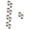 KONTONTY 10pcs USB Connector Panel Mount Pass Through Adapter Female to Female USB Extension view 1