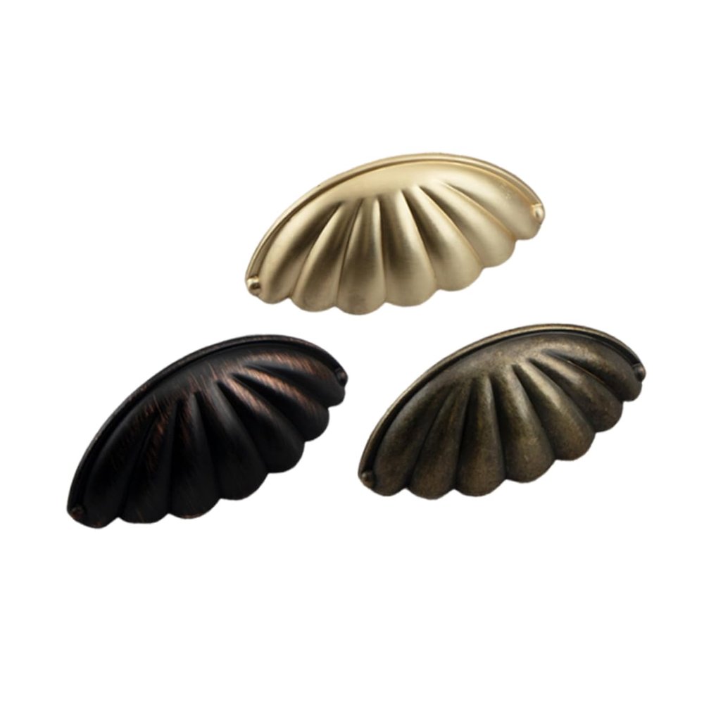 ARTIBETTER 3pcs Vintage Cabinet Pull Handles Chic Gold Orb Finish Knobs for Dresser and Wardrobe Easy to Install Metal Furniture Hardware