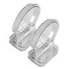 HOOTNEE 2pcs Monitor Bracket Wall Router Holder Bracket Mini Shelf for Wall Aesthetically Pleasing Design view 1