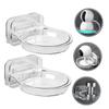 HOOTNEE 2pcs Monitor Bracket Wall Router Holder Bracket Mini Shelf for Wall Aesthetically Pleasing Design view 2