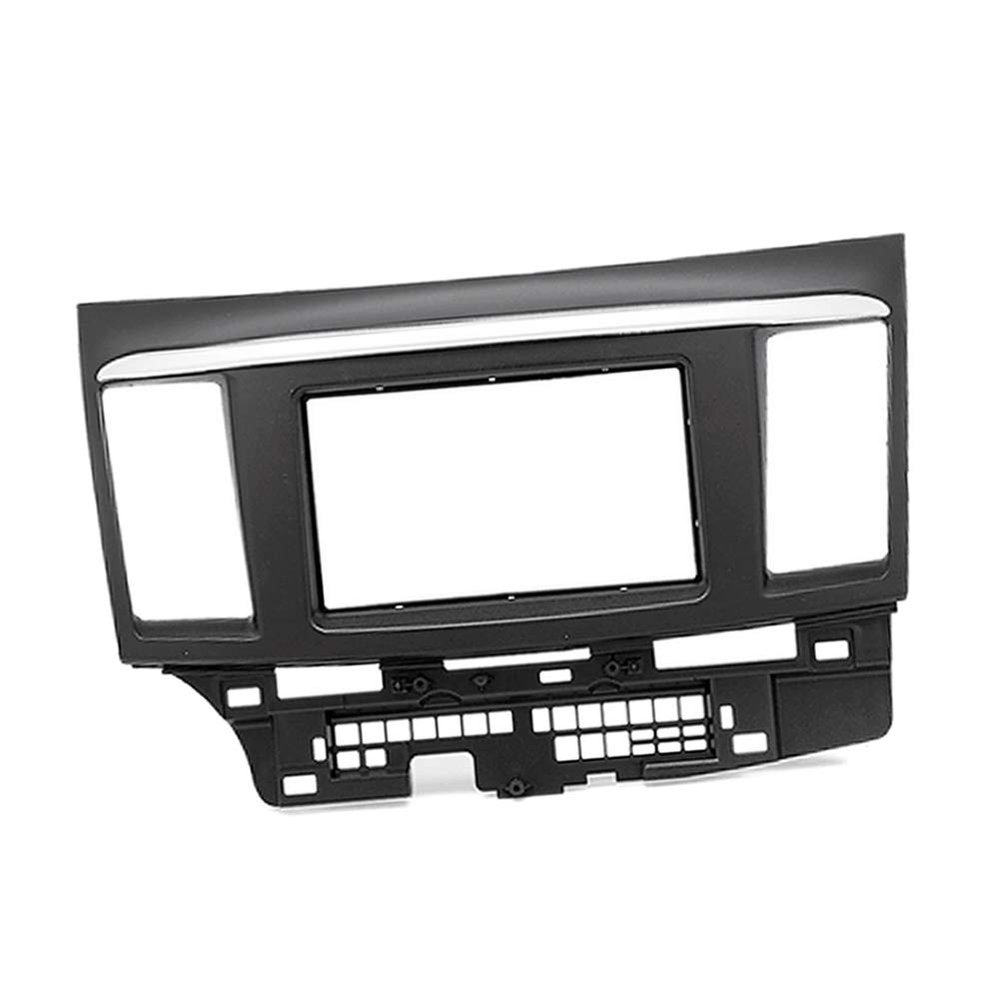 Cnwaga3 Car Audio & Video Dash Mounting Kits, Car Stereo Double 2 Din Fascia Dash Panel Facia Kit Trim Replacement for MITSUBISHI Lancer 2007 2008 2009 2010 2011 2012 2013 Sedan