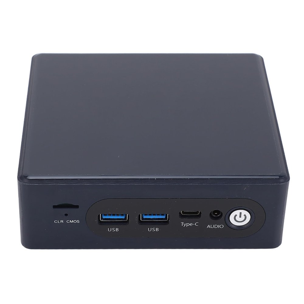 GOWENIC Mini PC, Mini Desktop Computer, 5G WI FI for 12th Gen 8+256G Low Power Consumption, Compact CPU Small Desktop Computer for Business Office (US Plug)