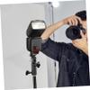KICHOUSE Umbrella Flash Light Bracket E-Type with Joint for DSLR Camera Compatible with Led and Strobe Lights Durable and Safe Photography Equipment Holder view 3
