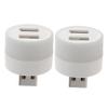 COOLHIYA 2pcs Usb Powered Illumination Light Port Hub Adapter Compact and Easy to Use Night Lamp for Home Car and Travel Usb Night Light for Convenience view 1