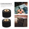 CAXUSD 2pcs Pinch Rollers for Record Repair Rubber Pulley Wheel Bearings for Turntable Belt Radio Accessories view 3