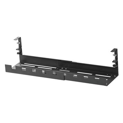 FELTECHELECTR Cable Management Tray Under Desk Desk Cord Organizer Box Telescoping Wire Organizer for Home Office