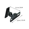 FELTECHELECTR Adjustable Speaker Stand Desk Mount 90 Rotation 180 Pitch up Down Zinc Alloy for Use Wall Mount for Monitors Center Channel Speakers view 2