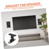 FELTECHELECTR Adjustable Speaker Stand Desk Mount 90 Rotation 180 Pitch up Down Zinc Alloy for Use Wall Mount for Monitors Center Channel Speakers view 4