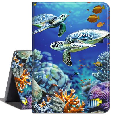 Case for Samsung Galaxy Tab S8 (2022) / Galaxy Tab S7 (2020),Slim Lightweight Smart Shell Stand Cover with Auto Wake/Sleep Case for Galaxy Tab S8/S7 11 inch,Green sea Turtle