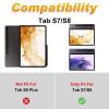 Case for Samsung Galaxy Tab S8 (2022) / Galaxy Tab S7 (2020),Slim Lightweight Smart Shell Stand Cover with Auto Wake/Sleep Case for Galaxy Tab S8/S7 11 inch,Green sea Turtle view 2