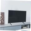 CHILDWEET 2pcs Tv Stand Tabletop Height Stylish Design for LCD Led Flat Screen Tvs Easy Installation No Drilling Required Versatile Use Tables Cabinets Shelves view 4