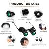 BIJIA 3X Opera Binocular Glasses, Hands-Free Lazy Glasses Binoculars Lightweight for Fishing, Bird Watching, TV, Sports, Concerts, Theater and Sightseeing, for Adults Men Women(Upgraded HD Green Film) view 2